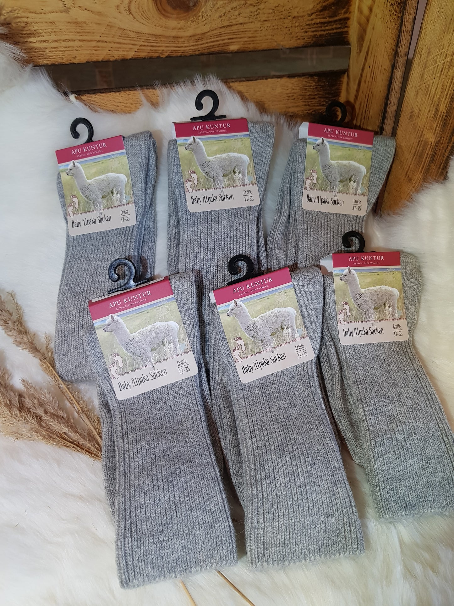 Alpaka Socken Kinder 90% Naturfaser