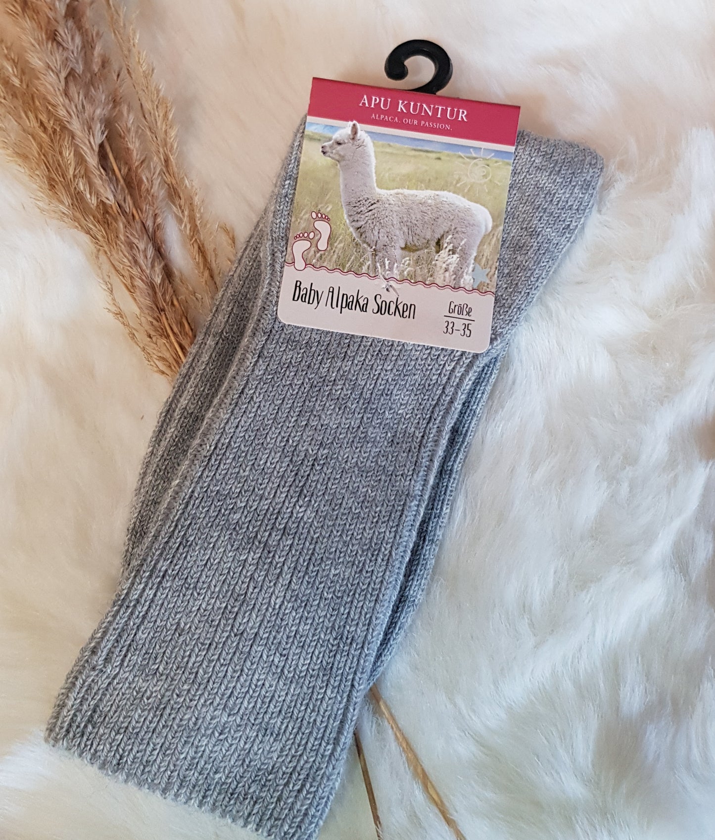 Alpaka Socken Kinder 90% Naturfaser