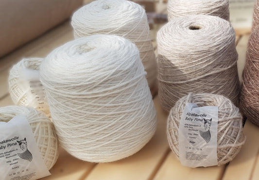 Baby-Pima-Luftgarn Ivory Kone 500g