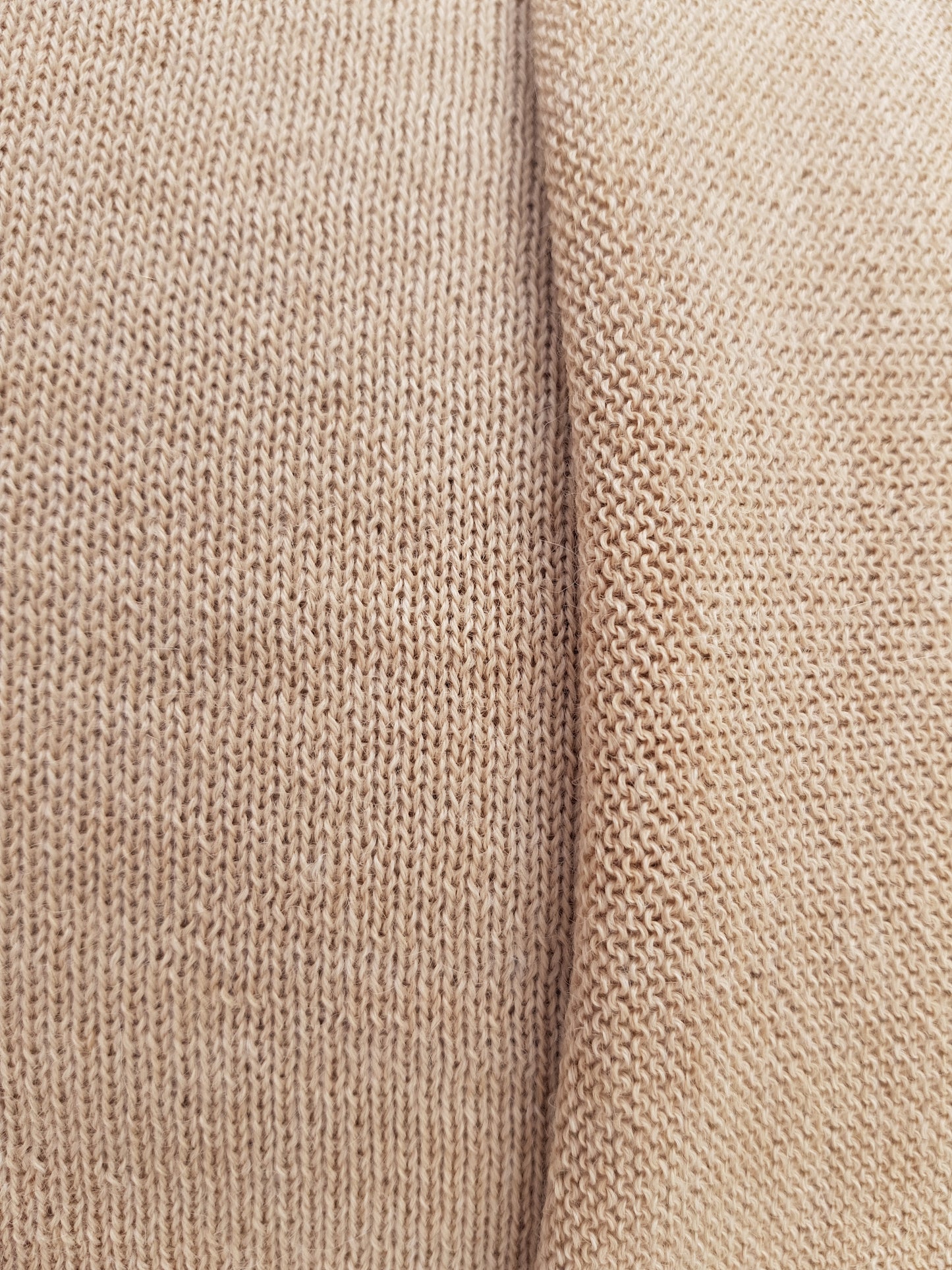 Sommerstrick Alpaka beige