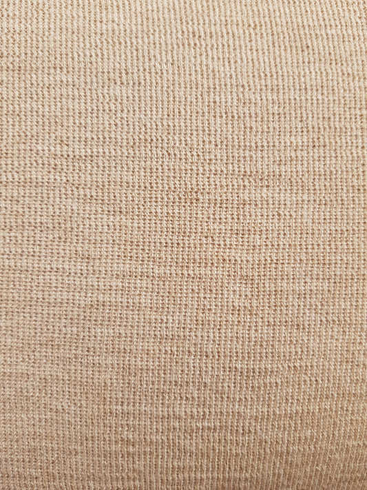 Alpaka Bündchen Beige