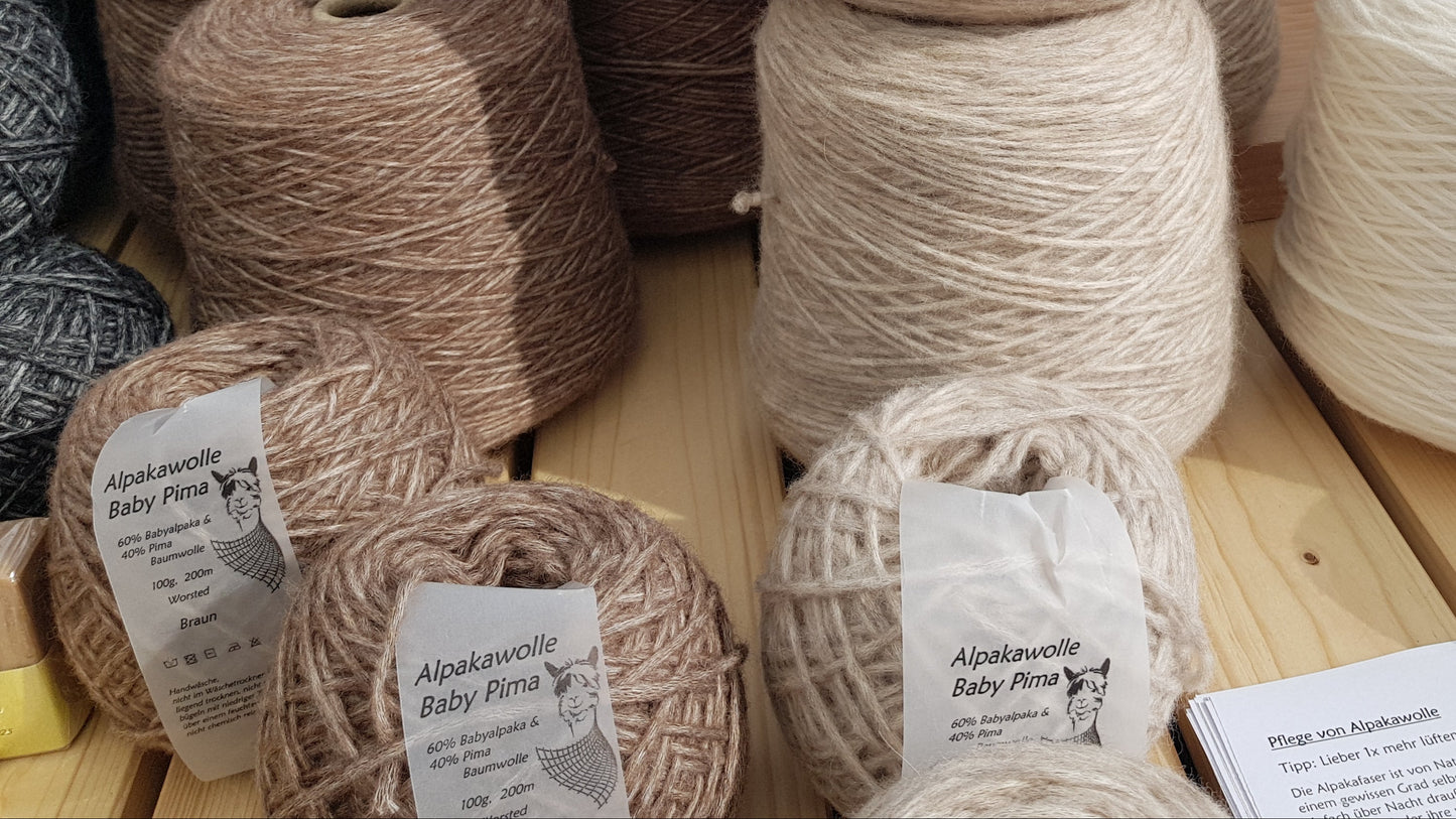 Alpaka-Luftgarn 100g
