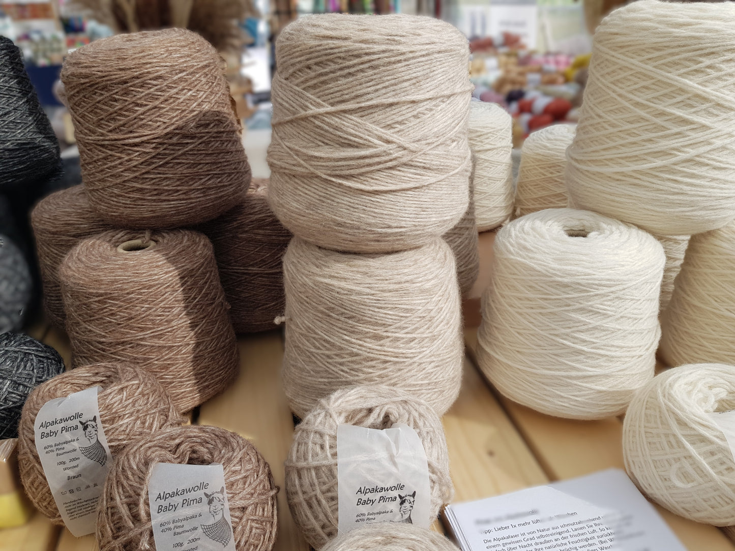Baby-Pima-Luftgarn Ivory Kone 500g