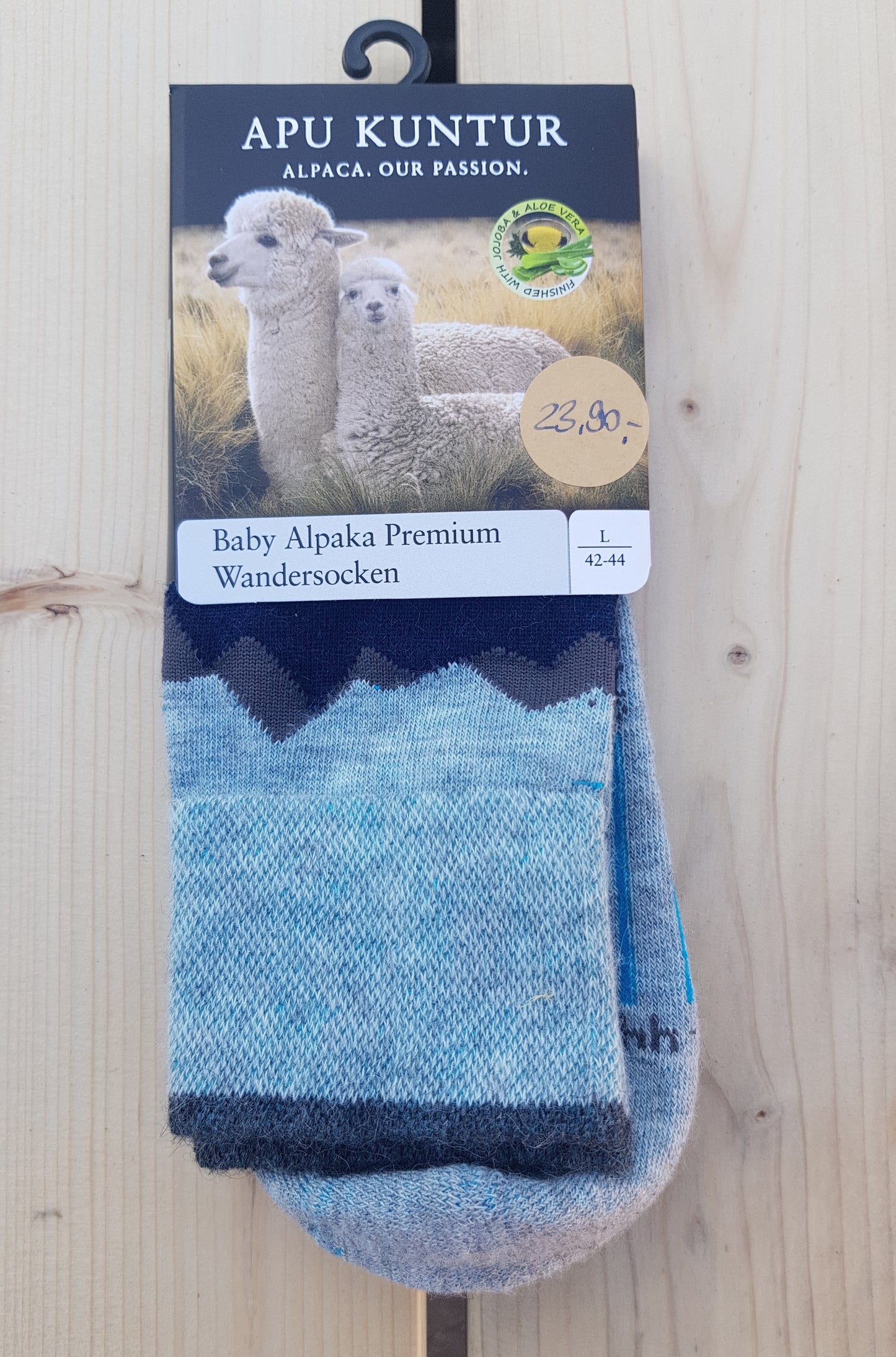 Alpaka Wandersocken