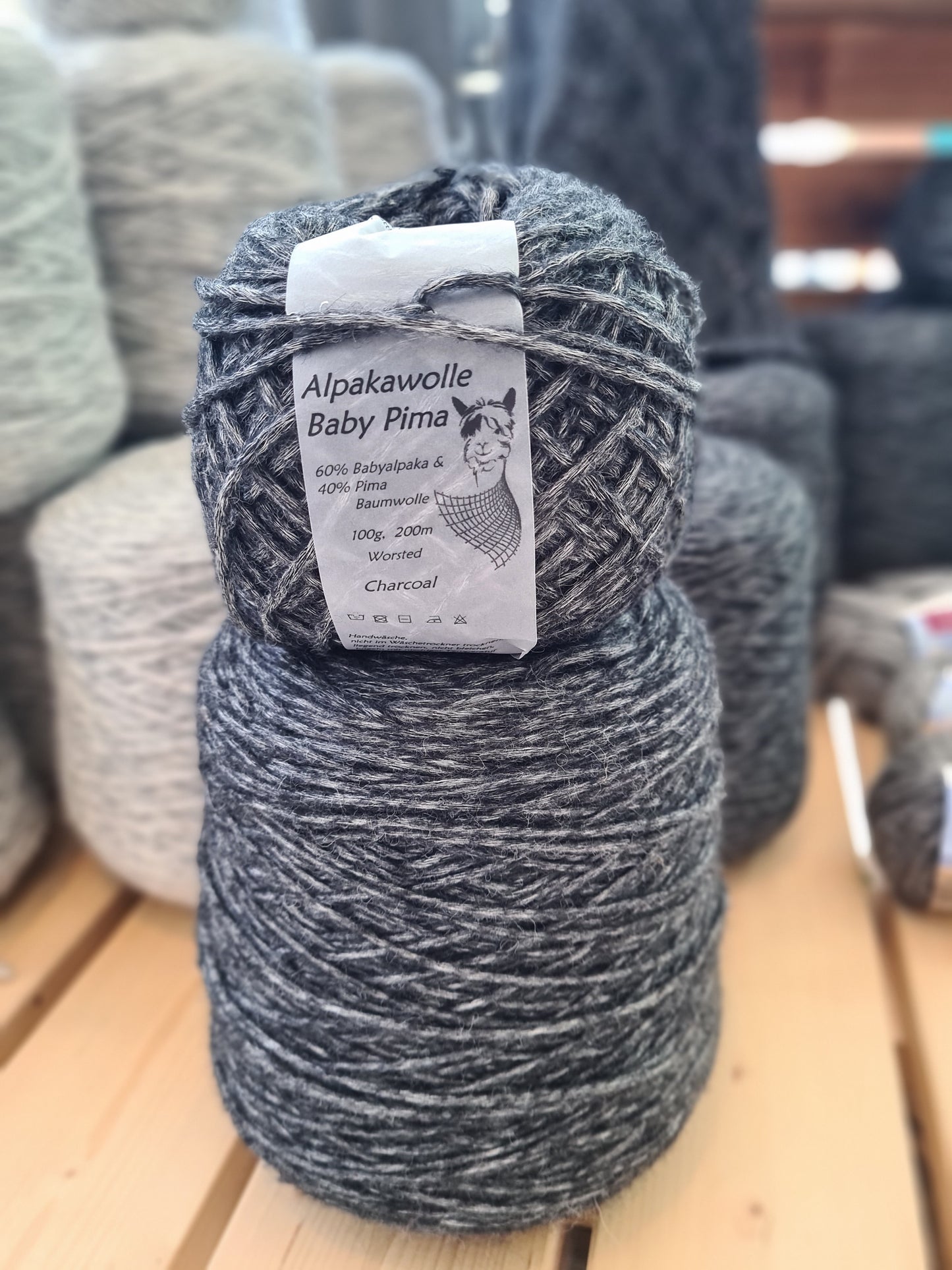 Alpaka-Luftgarn 100g