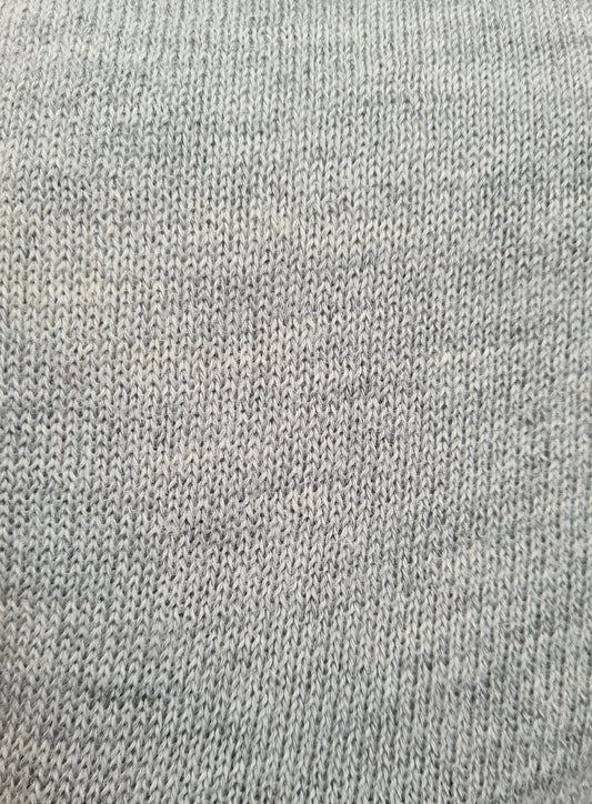 Winterstrick Alpaka hellgrau