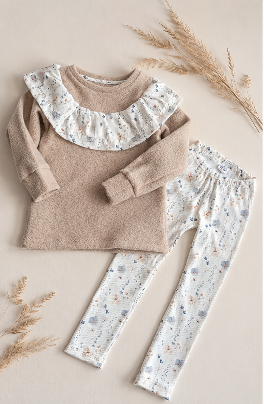 Kinder Leggins Baumwoll-Rippjersey Gr.122