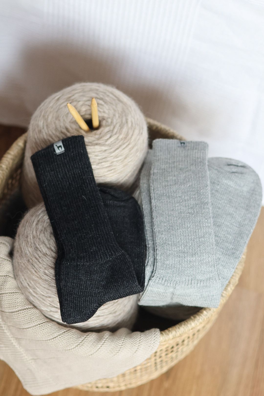 Alpaka Socken SOFT aus Alpaka-Woll-Mix