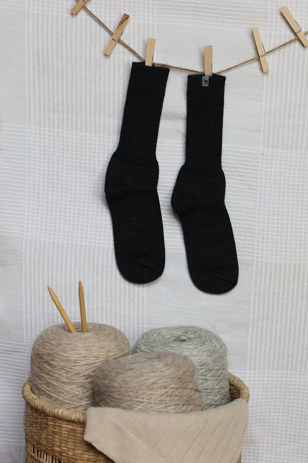 Alpaka Socken SOFT aus Alpaka-Woll-Mix