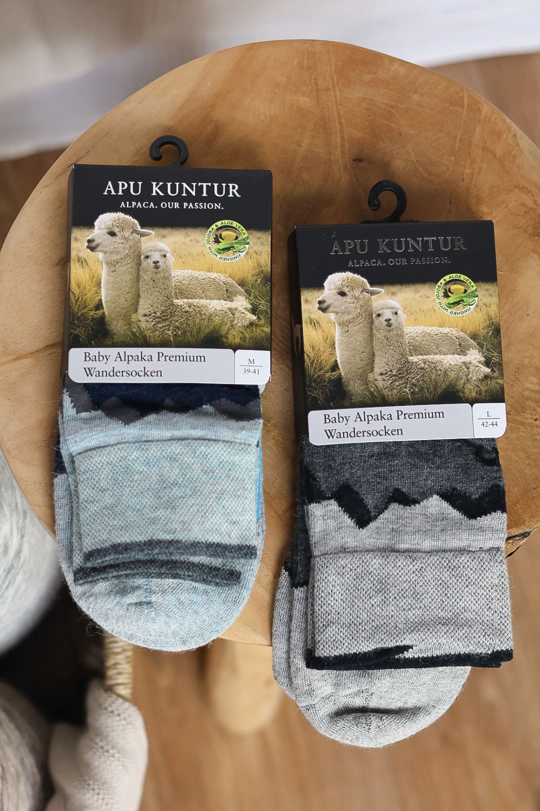 Alpaka Wandersocken