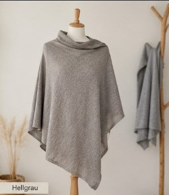 Poncho aus Sommerstrick
